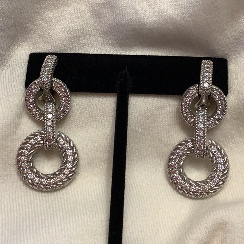 Stamped Judith Ripka, 925 CZ Thailand